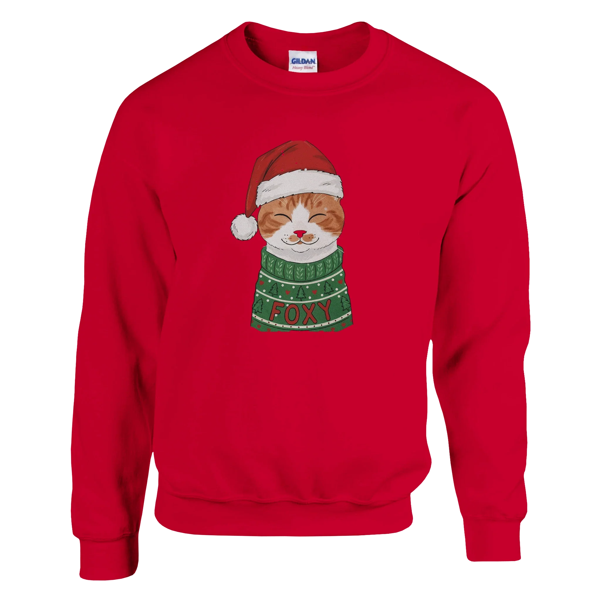 Classic Unisex Crewneck Sweatshirt | Gildan® 18000 Red - Image 2