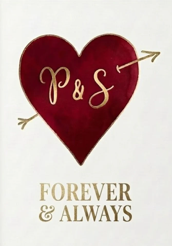 Forever And Always Personalised Print