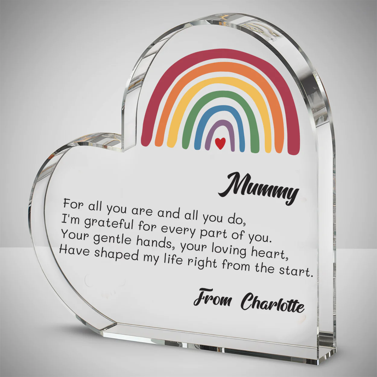 Mummy Thankyou Heart