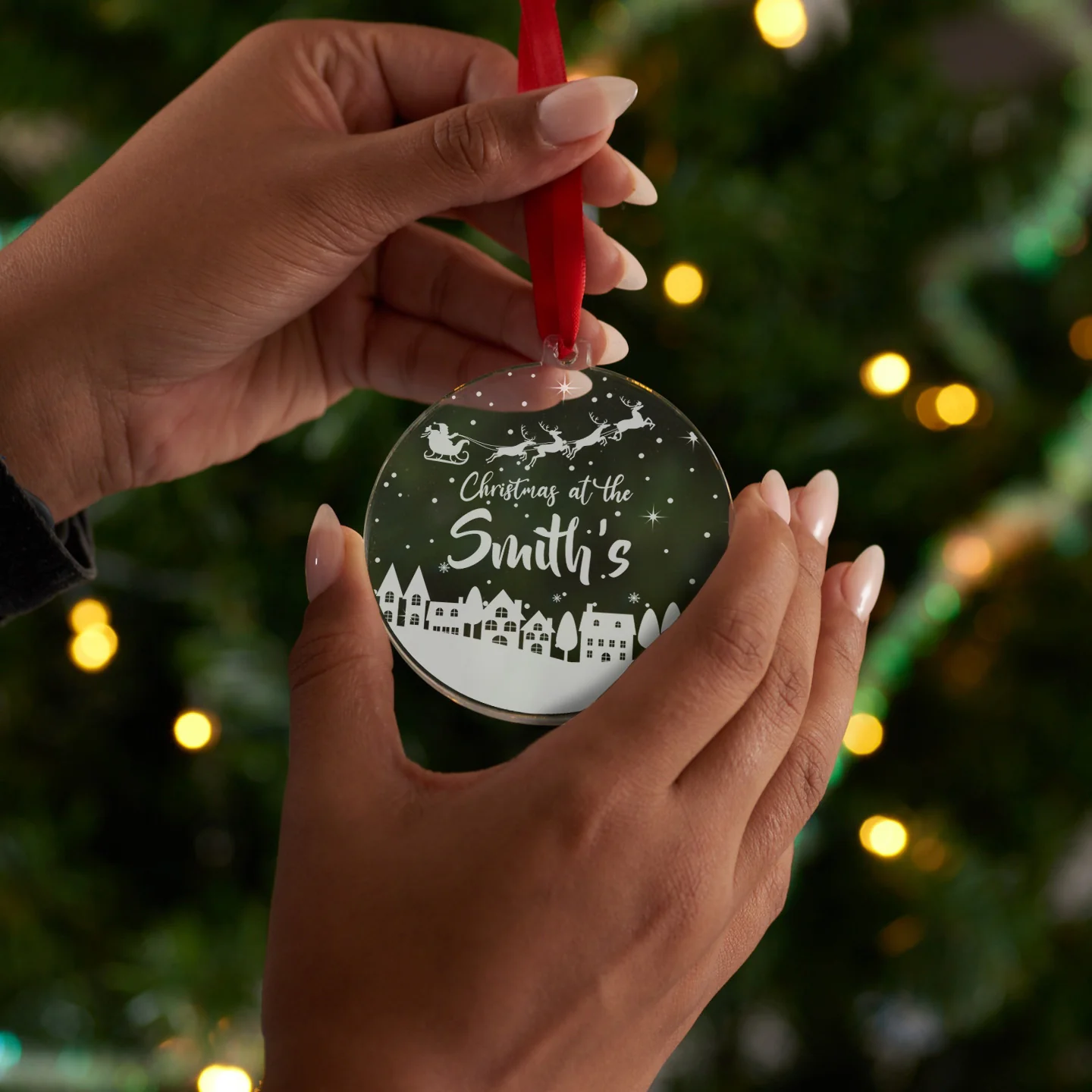 Personalised Christmas At The Christmas Bauble - Image 3