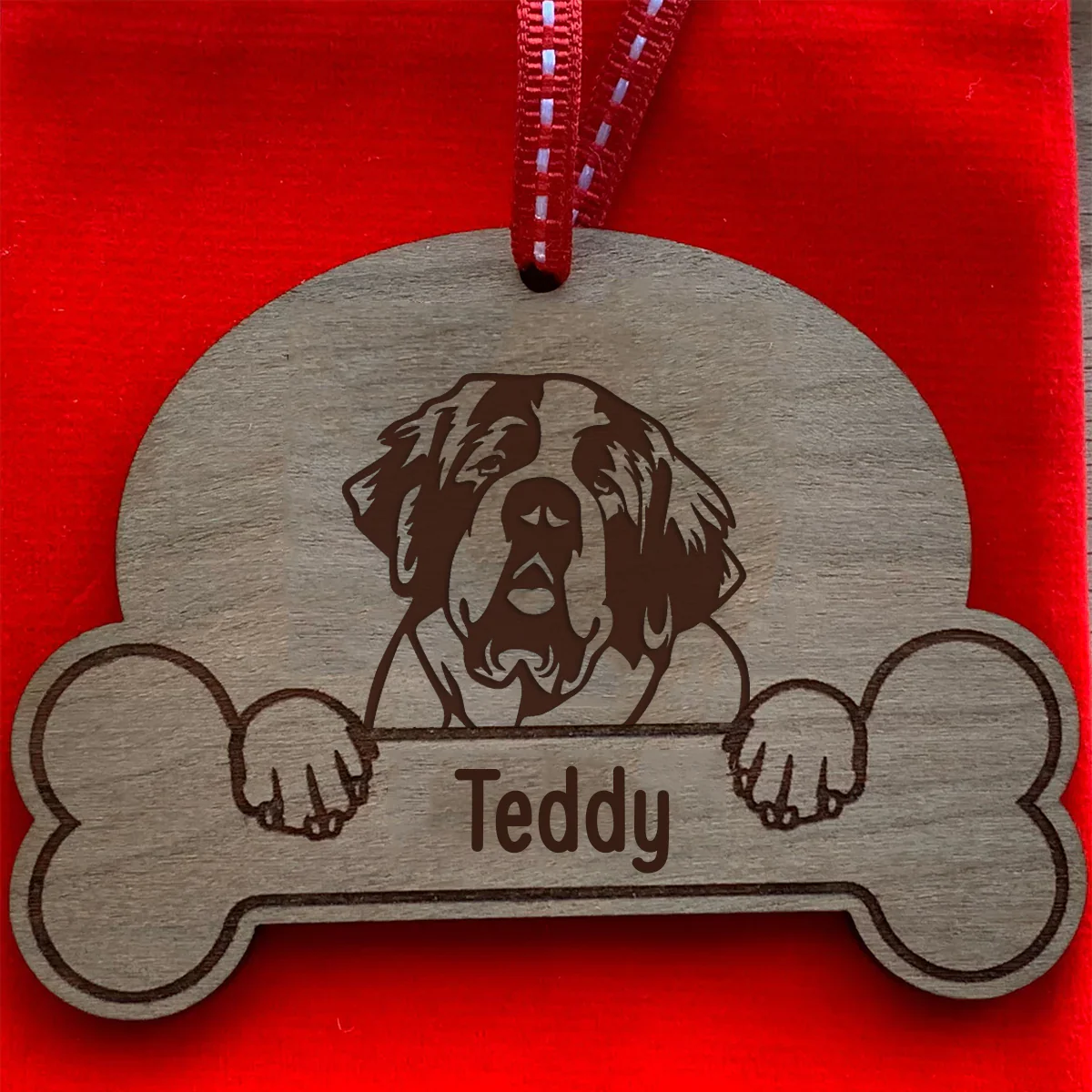 Personalised Dog Breed & Name Christmas Decoration - Image 101