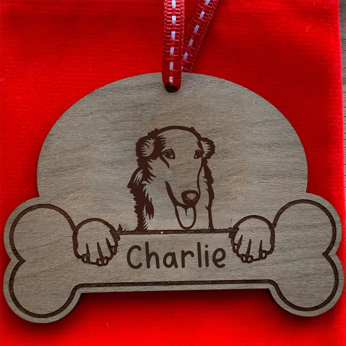 Personalised Dog Breed & Name Christmas Decoration - Image 17
