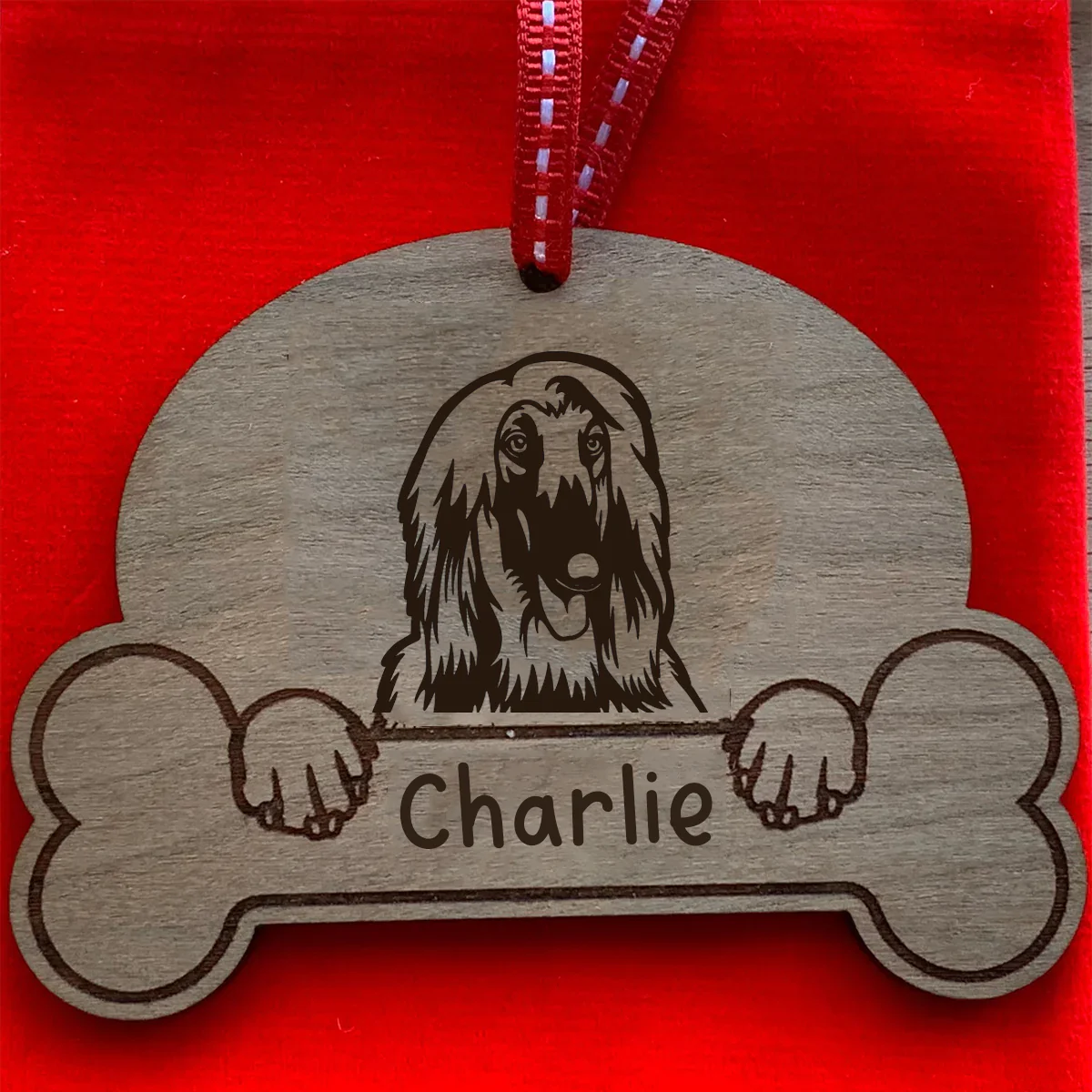 Personalised Dog Breed & Name Christmas Decoration - Image 2