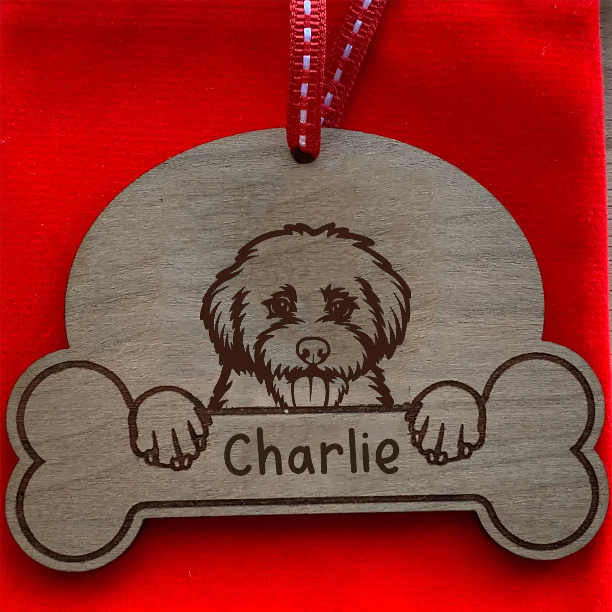 Personalised Dog Breed & Name Christmas Decoration - Image 23