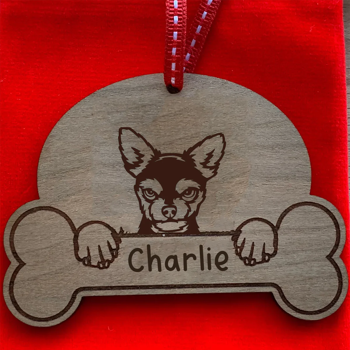 Personalised Dog Breed & Name Christmas Decoration - Image 26