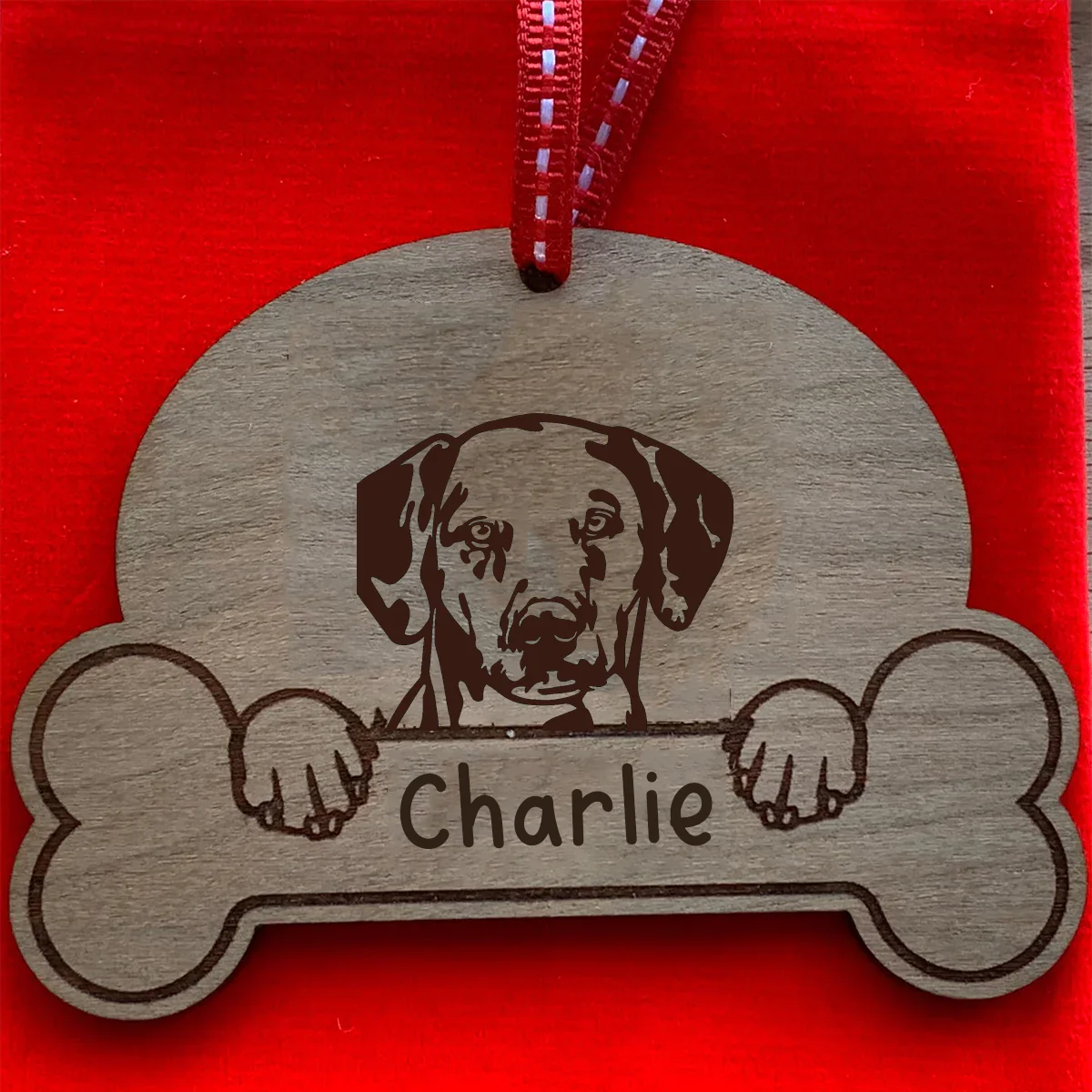 Personalised Dog Breed & Name Christmas Decoration - Image 30