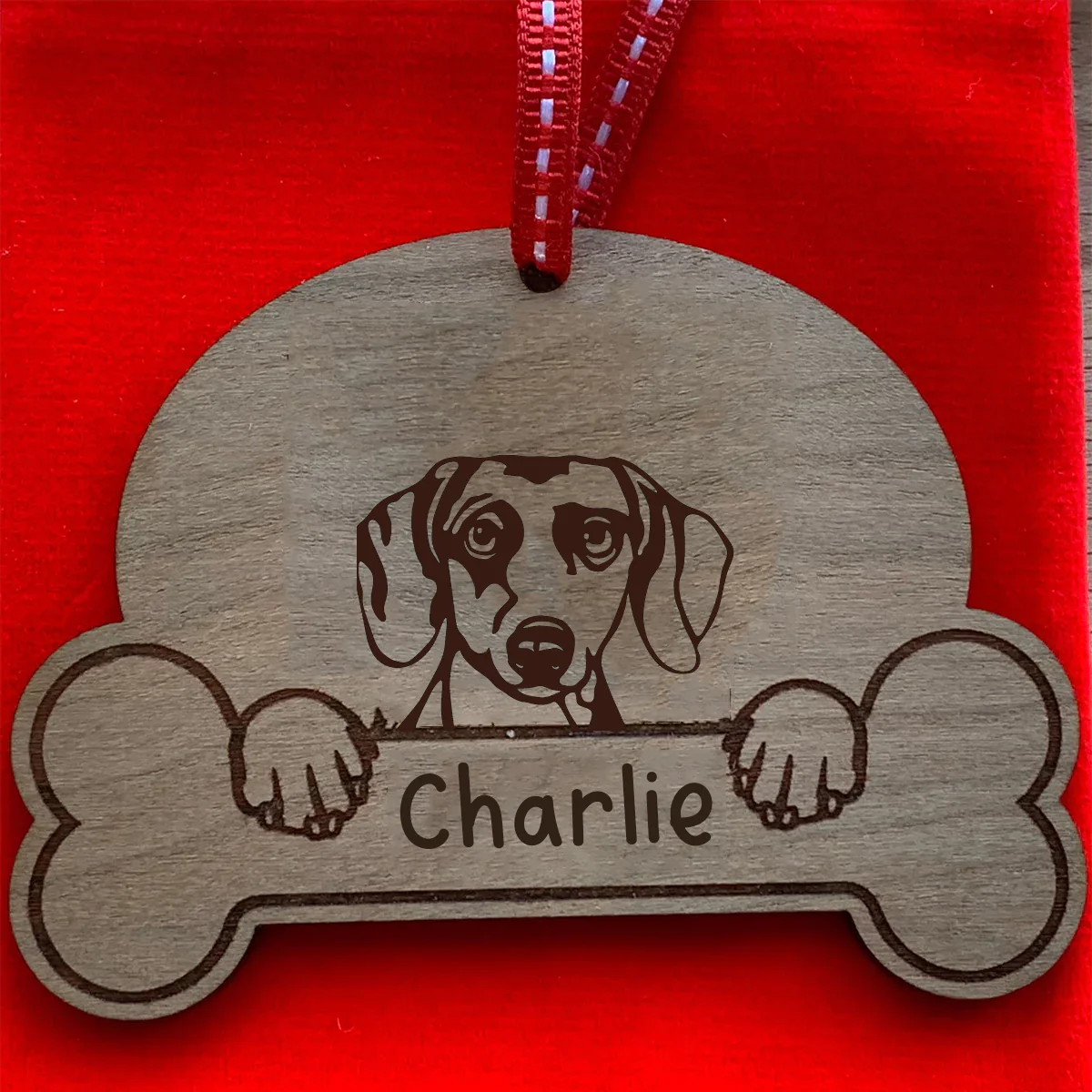 Personalised Dog Breed & Name Christmas Decoration - Image 32