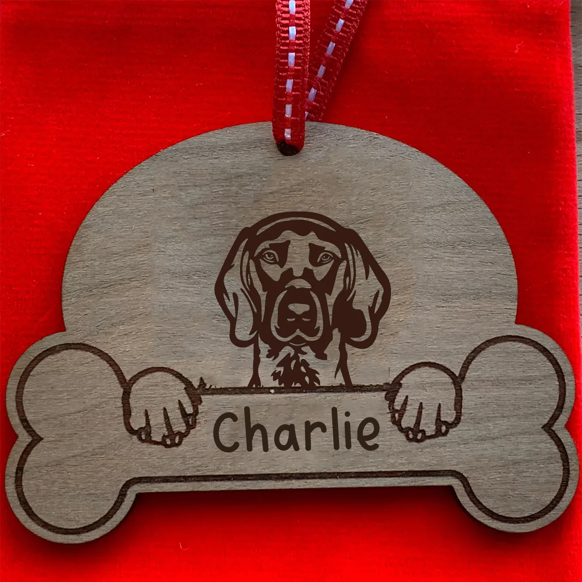 Personalised Dog Breed & Name Christmas Decoration - Image 35