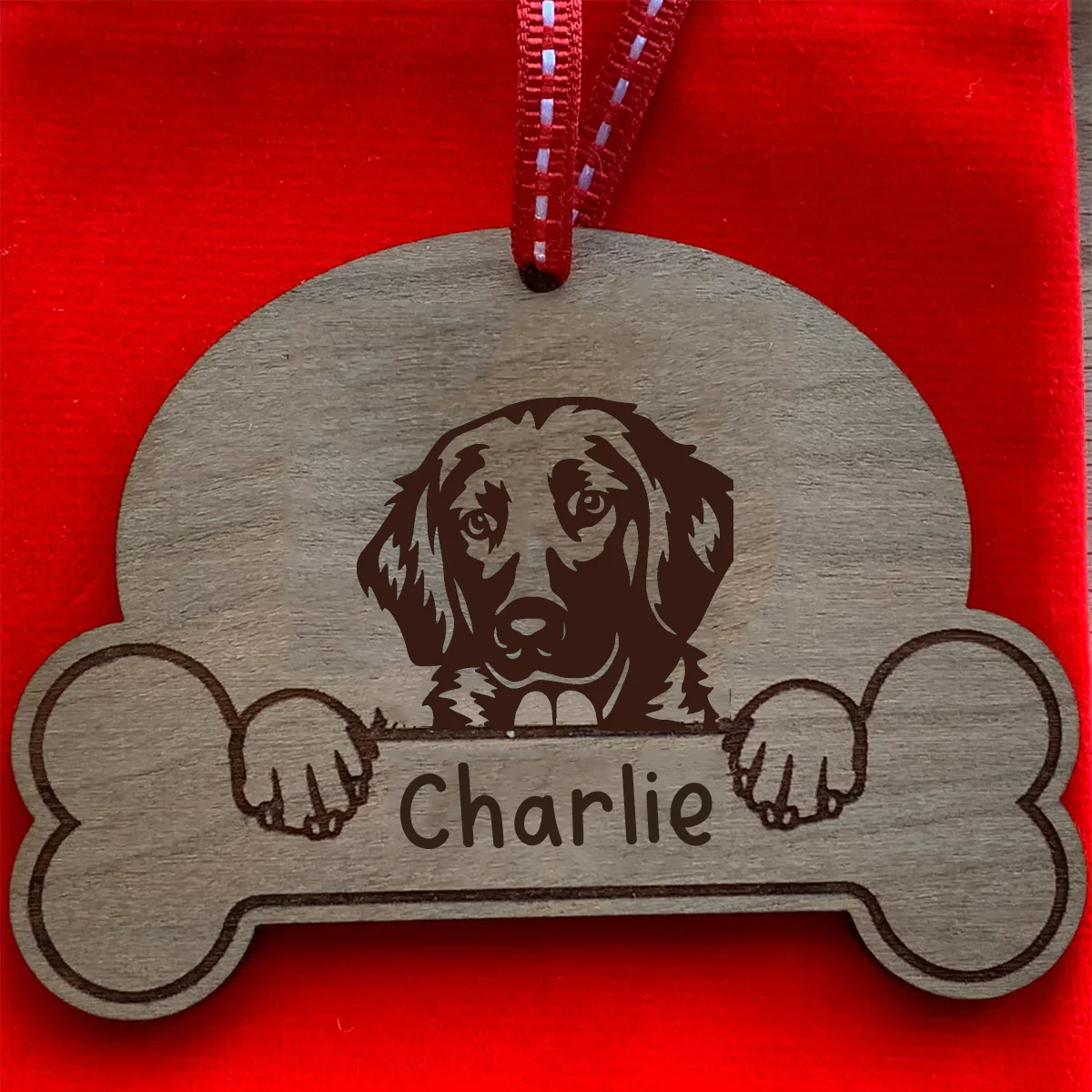 Personalised Dog Breed & Name Christmas Decoration - Image 37