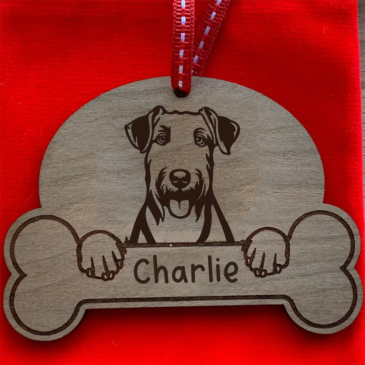 Personalised Dog Breed & Name Christmas Decoration - Image 4