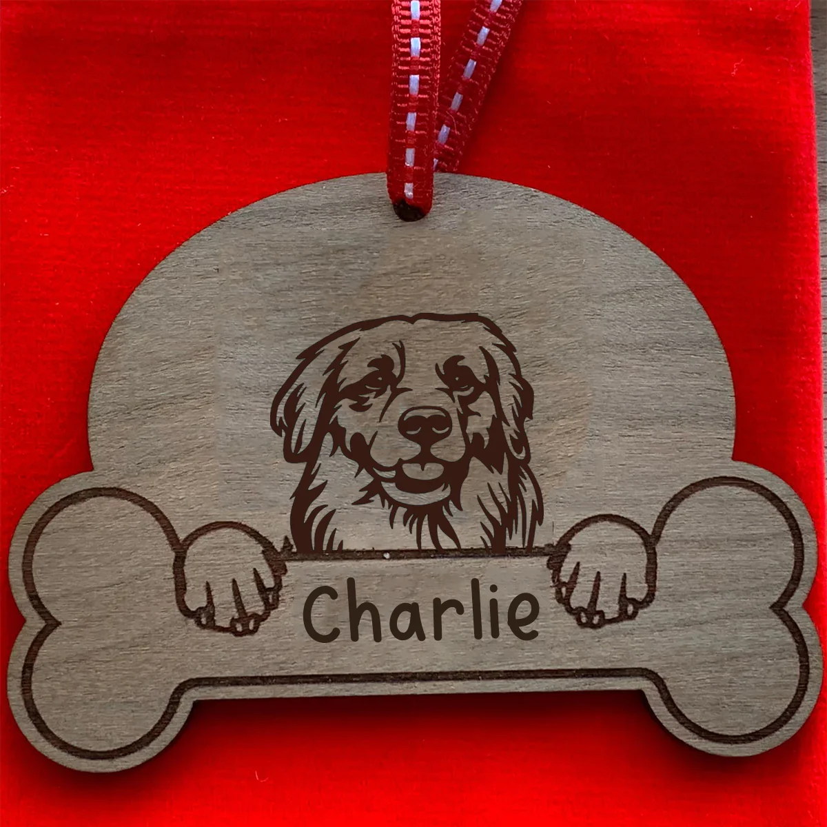 Personalised Dog Breed & Name Christmas Decoration - Image 41