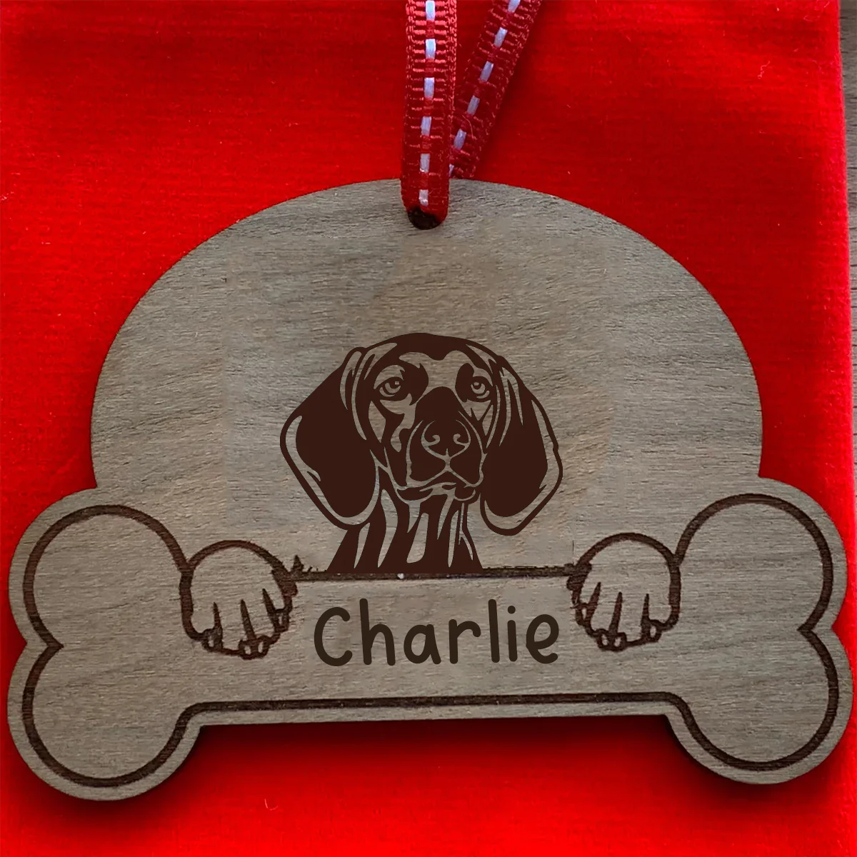 Personalised Dog Breed & Name Christmas Decoration - Image 45