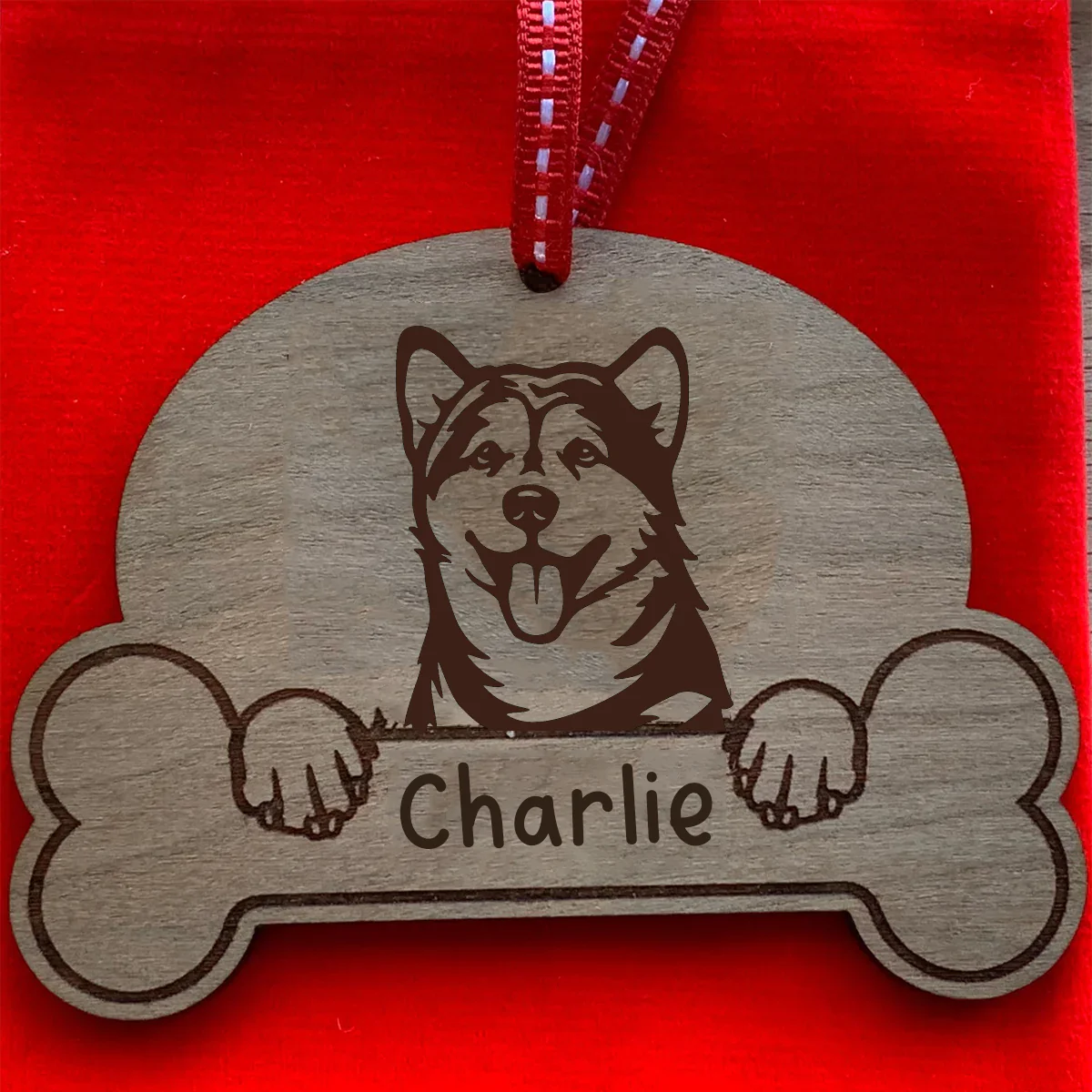 Personalised Dog Breed & Name Christmas Decoration - Image 5