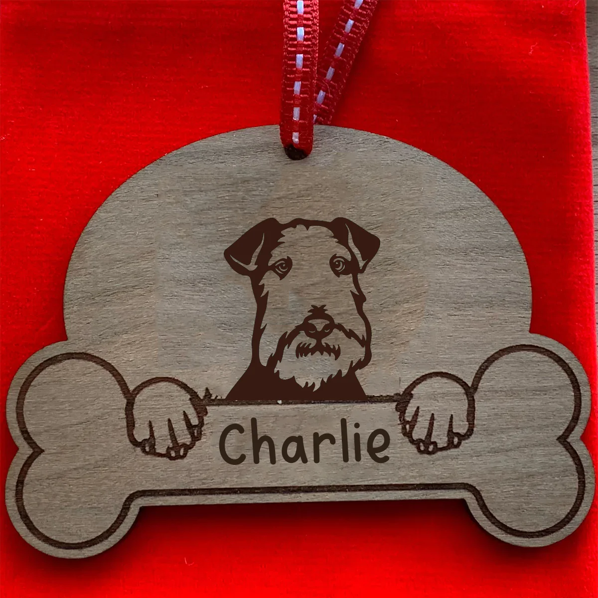 Personalised Dog Breed & Name Christmas Decoration - Image 56