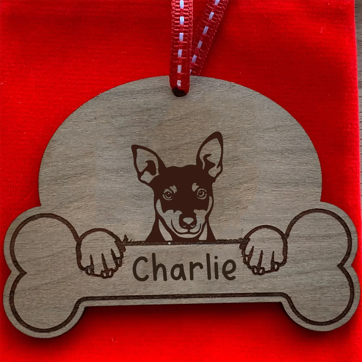 Personalised Dog Breed & Name Christmas Decoration - Image 60
