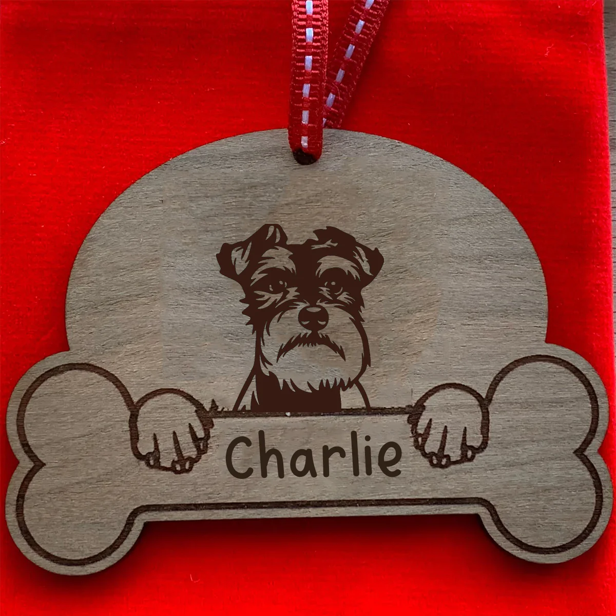 Personalised Dog Breed & Name Christmas Decoration - Image 61