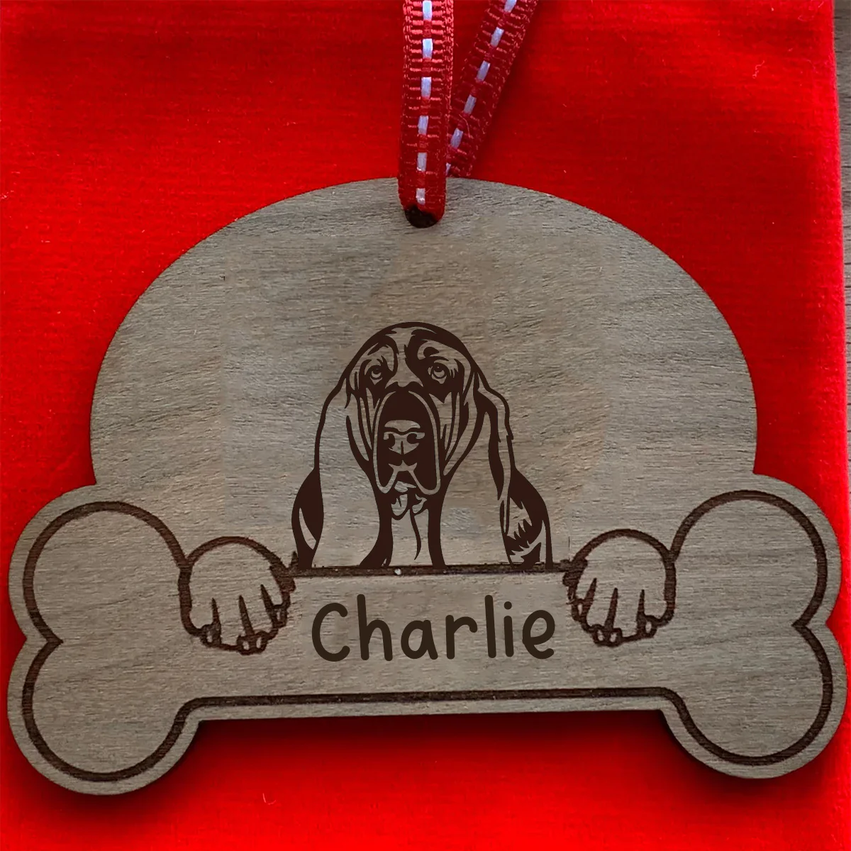 Personalised Dog Breed & Name Christmas Decoration - Image 7