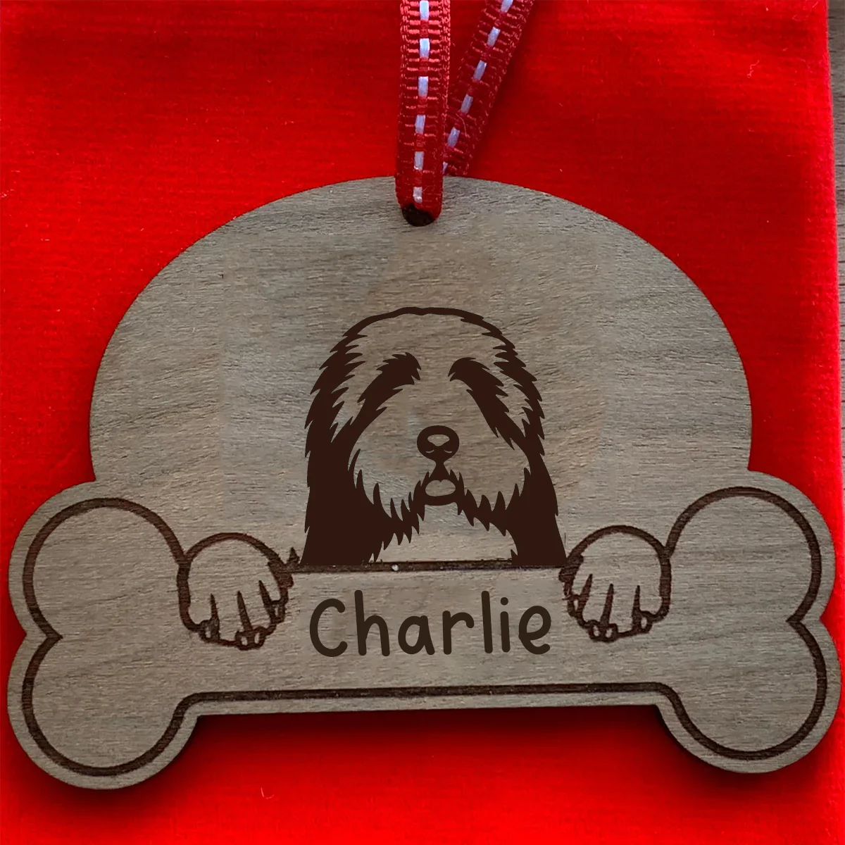 Personalised Dog Breed & Name Christmas Decoration - Image 9