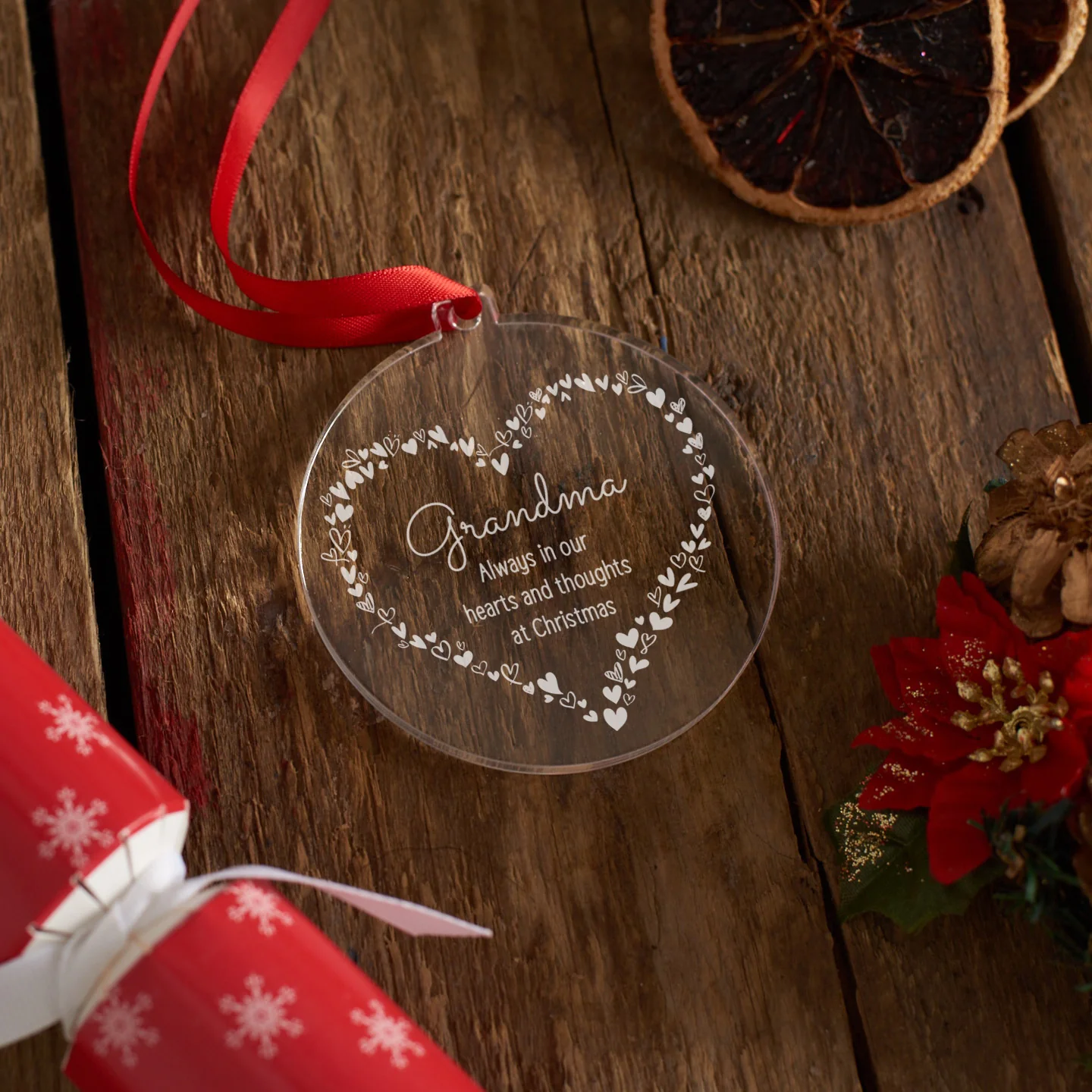 Personalised Memorial Christmas Bauble - Image 2